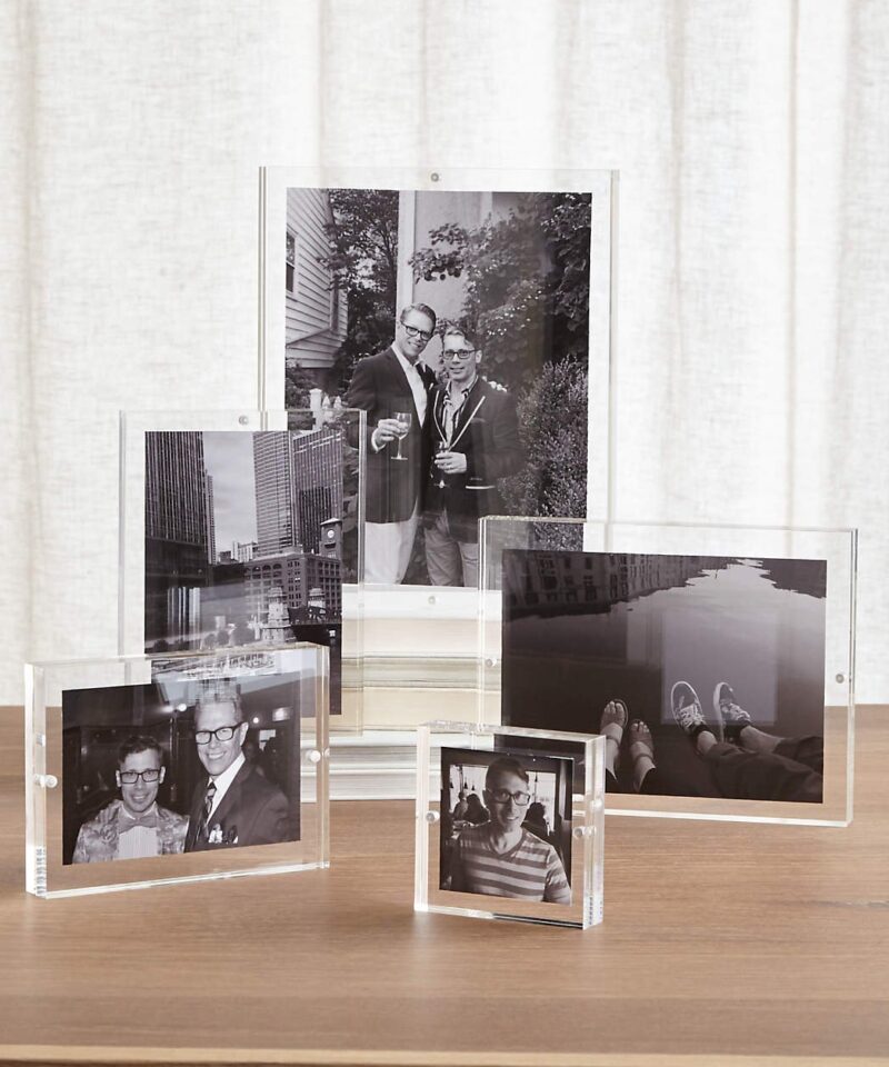 Acrylic 4×6 Block Tabletop Picture Frame - Image 5