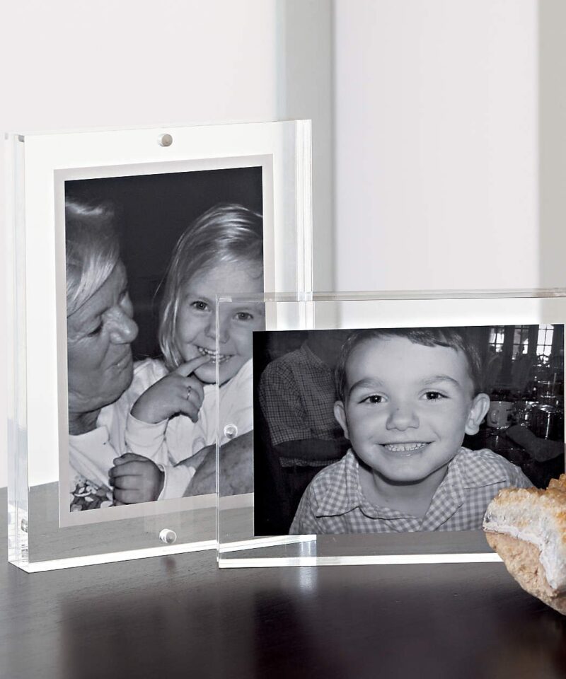 Acrylic 4×6 Block Tabletop Picture Frame - Image 4
