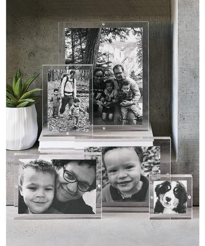 Acrylic 4×6 Block Tabletop Picture Frame - Image 9