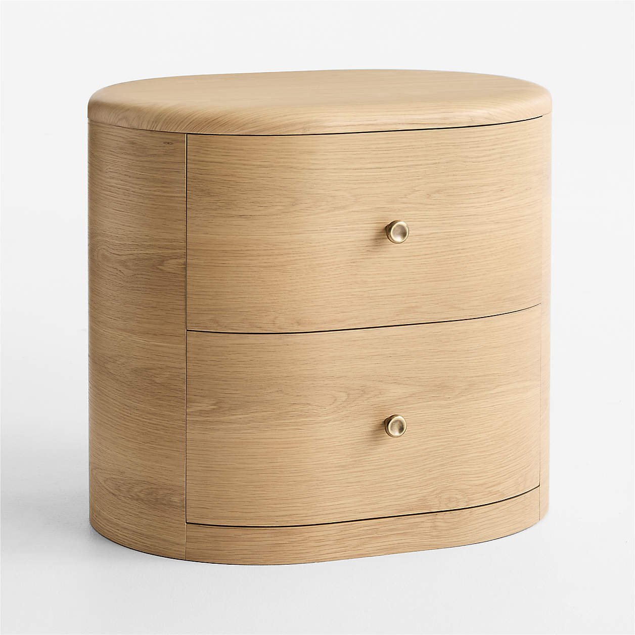 Anneli 24″ Natural Oak Wood Charging Nightstand - Image 5