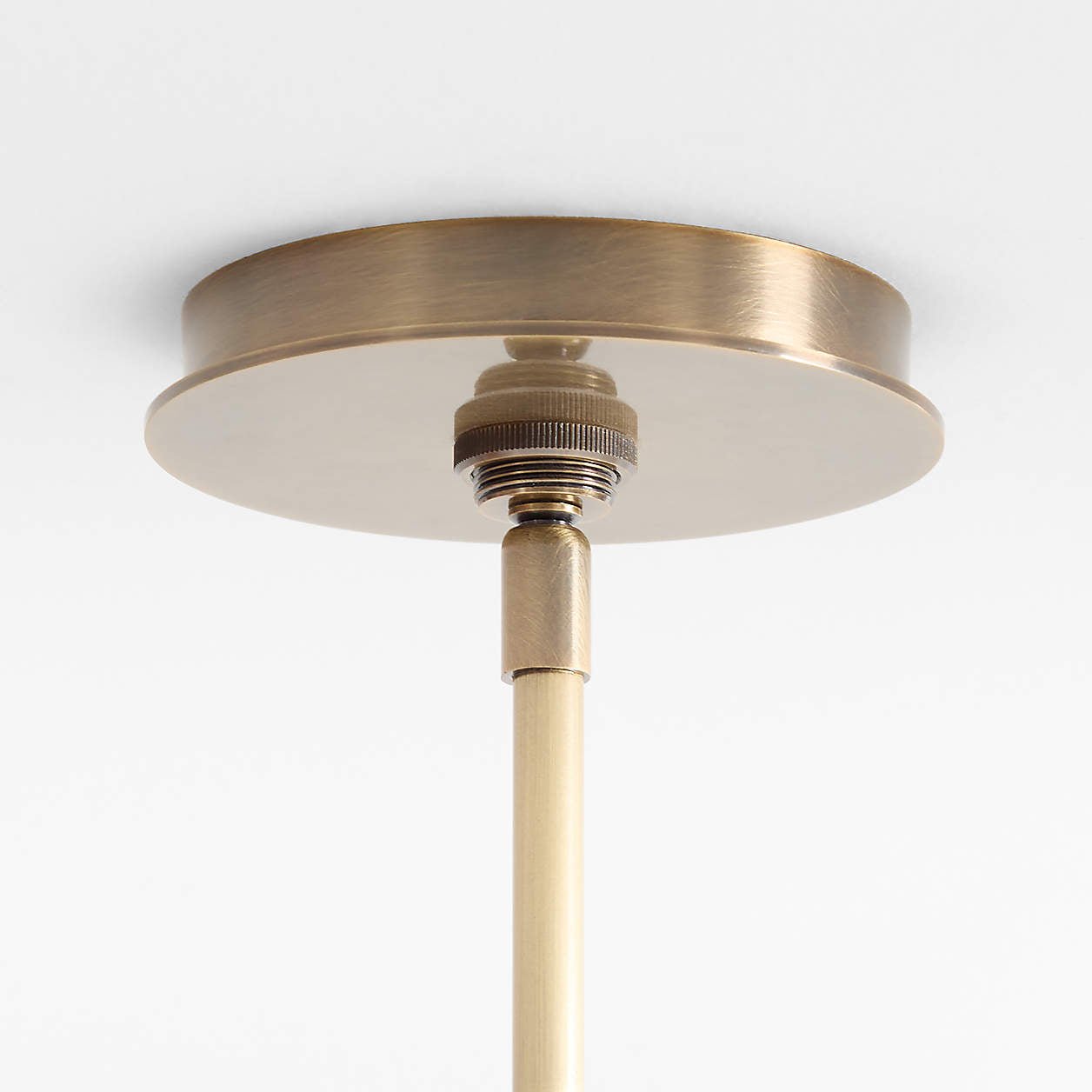 Aurora Brass & Glass Chandelier Light 31.5″ - Image 2