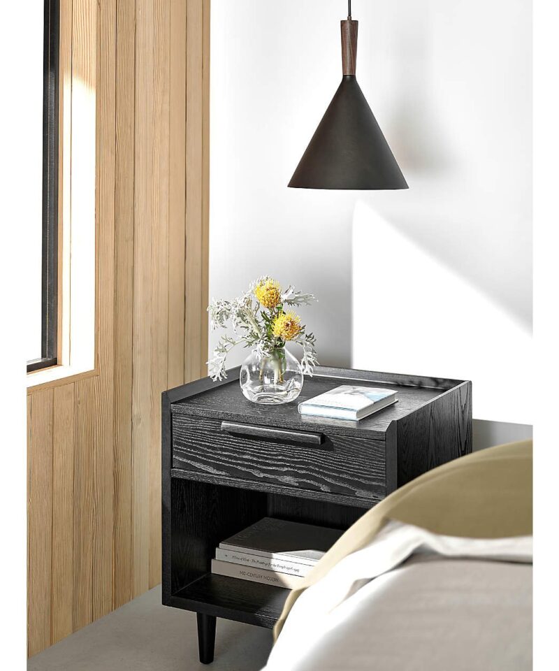 Weston Black Mid-Century Modern Pendant Light 11″ - Image 5