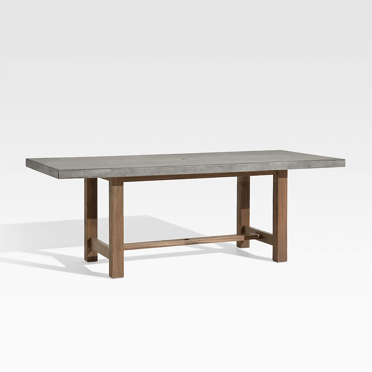 Abaco 84″ Grey Concrete Outdoor Dining Table - Image 14