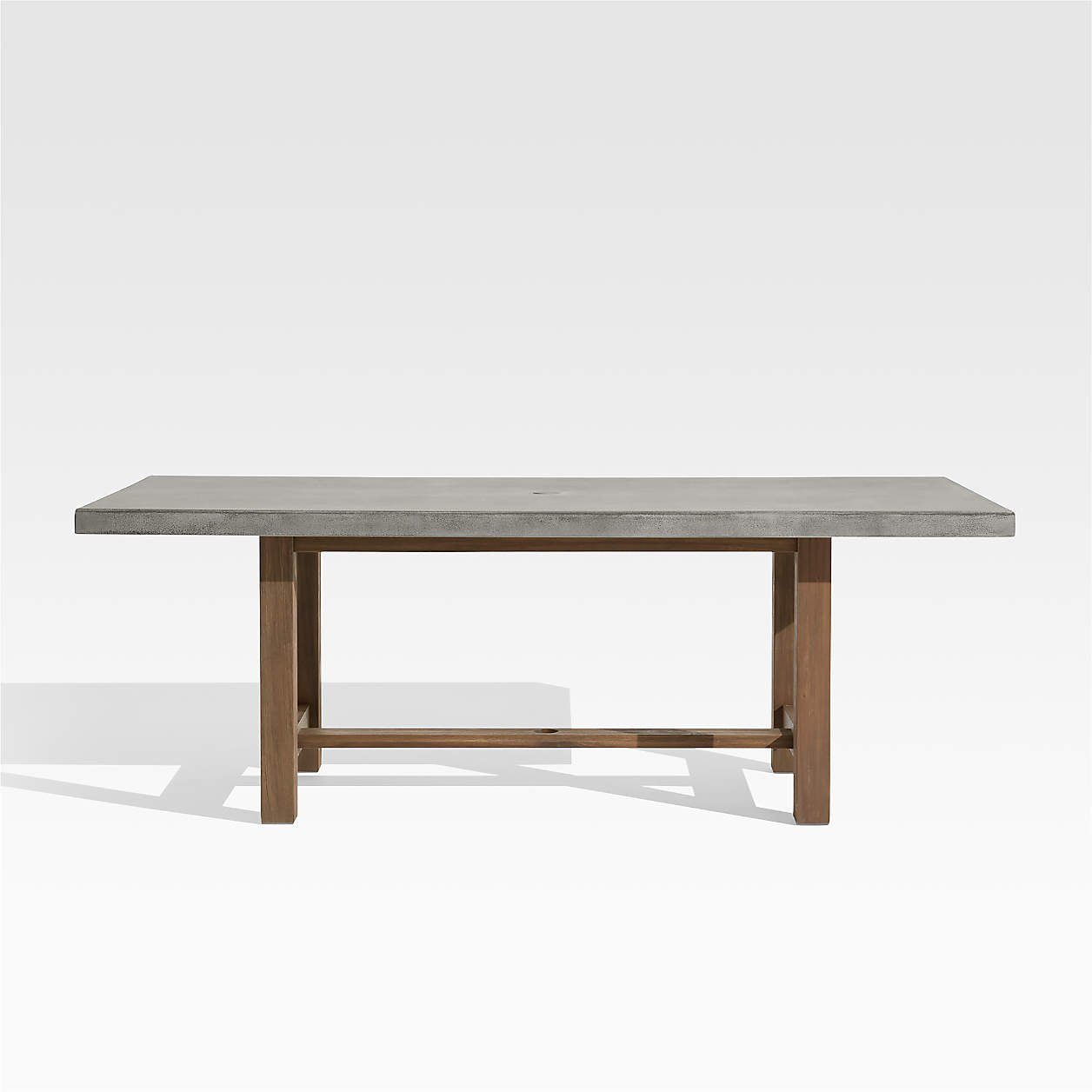 Abaco 84″ Grey Concrete Outdoor Dining Table - Image 5
