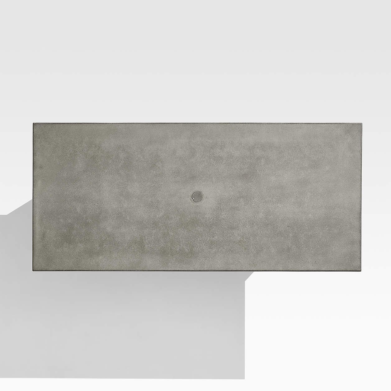 Abaco 84″ Grey Concrete Outdoor Dining Table - Image 3