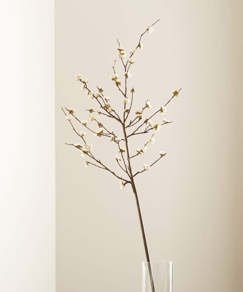 Artificial White Cherry Blossom Flower Branch 42″ - Image 4