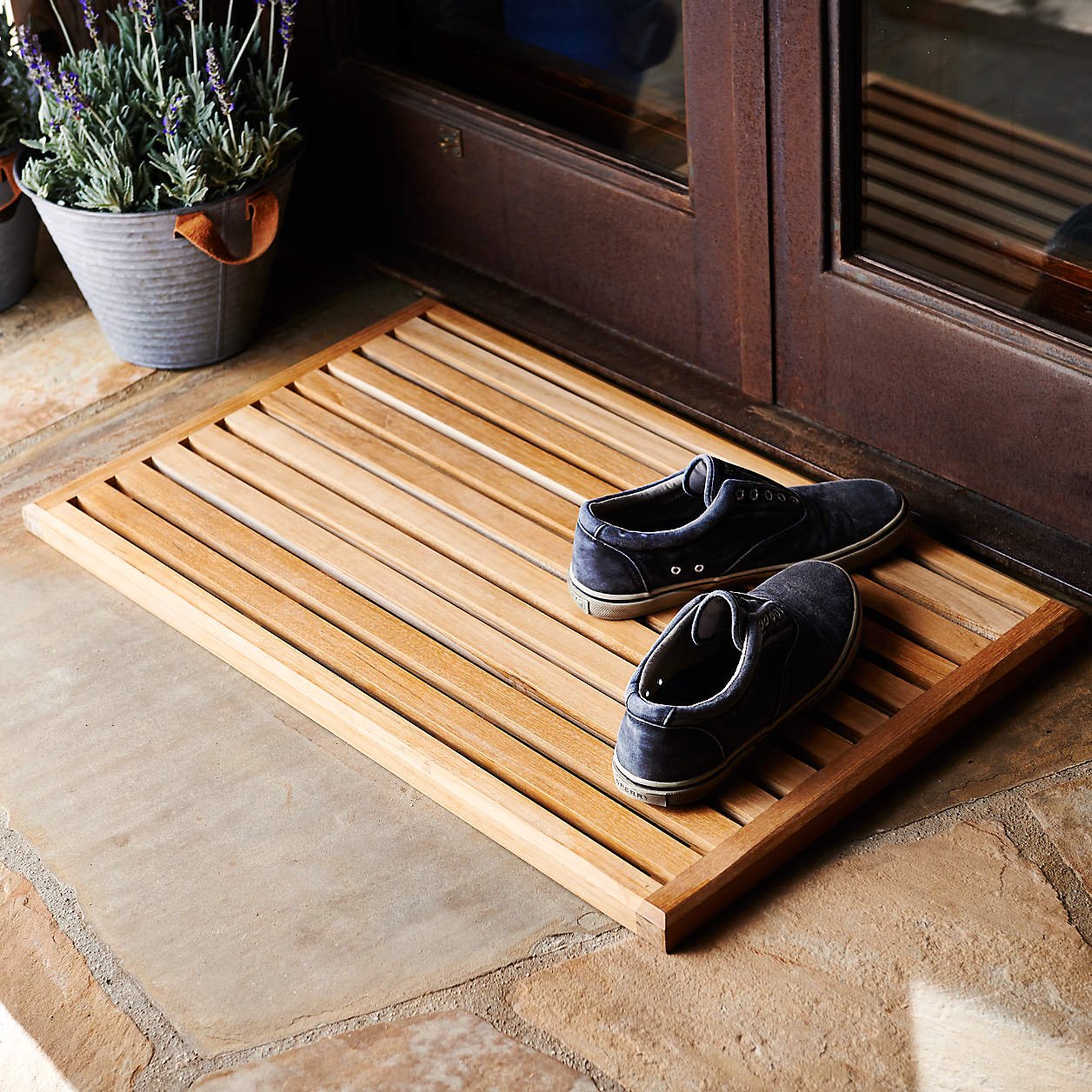 Teak Indoor/Outdoor Doormat 20″x32″ - Image 2