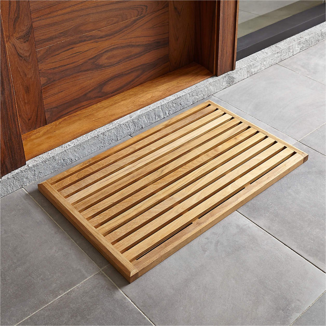 Teak Indoor/Outdoor Doormat 20″x32″ - Image 3