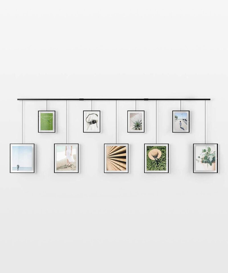 Umbra Exhibit Black 9-Piece Gallery Wall Frame Set - Image 4