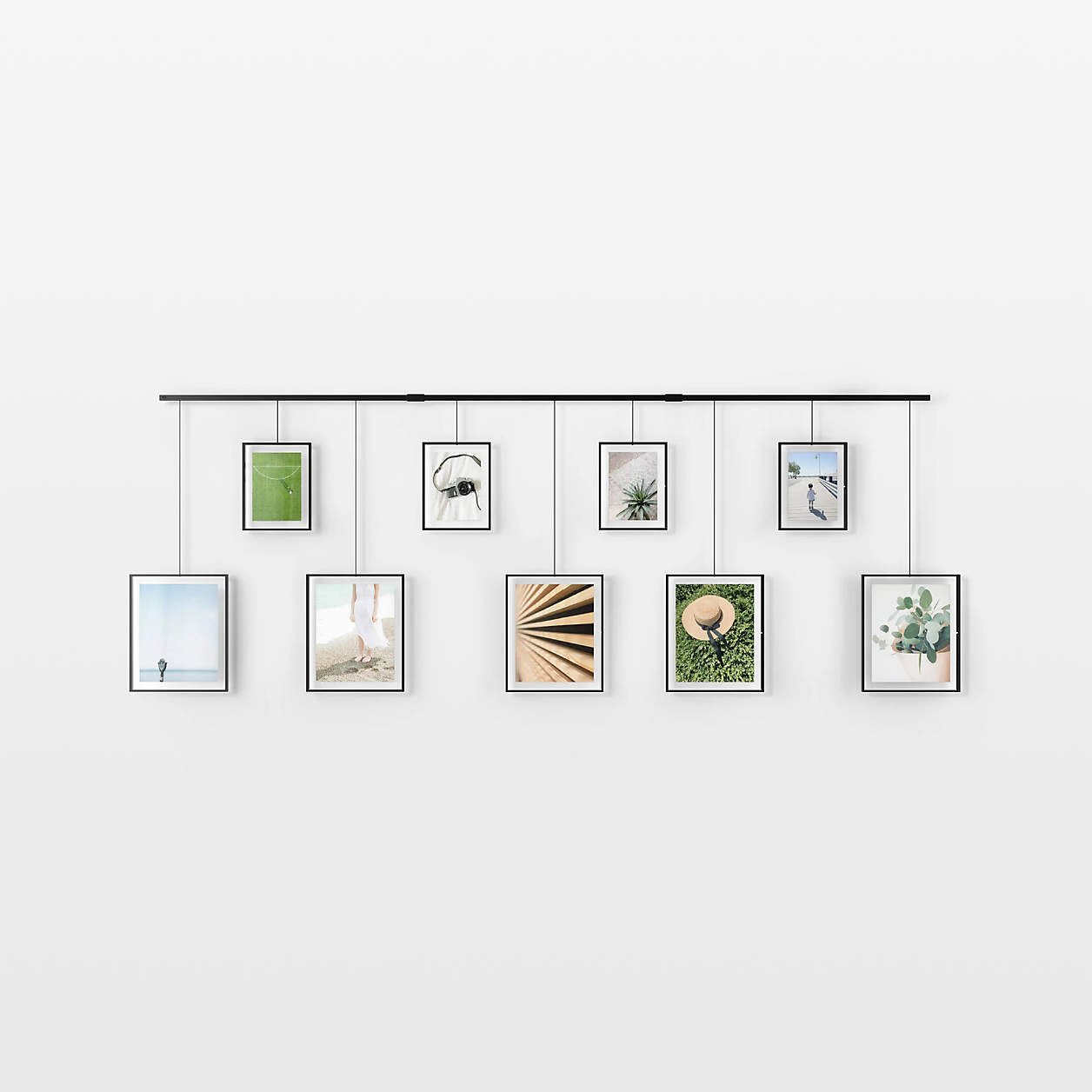 Umbra Exhibit Black 9-Piece Gallery Wall Frame Set - Image 4