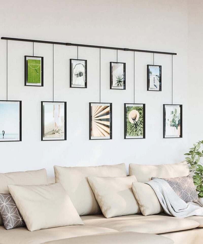 Umbra Exhibit Black 9-Piece Gallery Wall Frame Set - Image 3