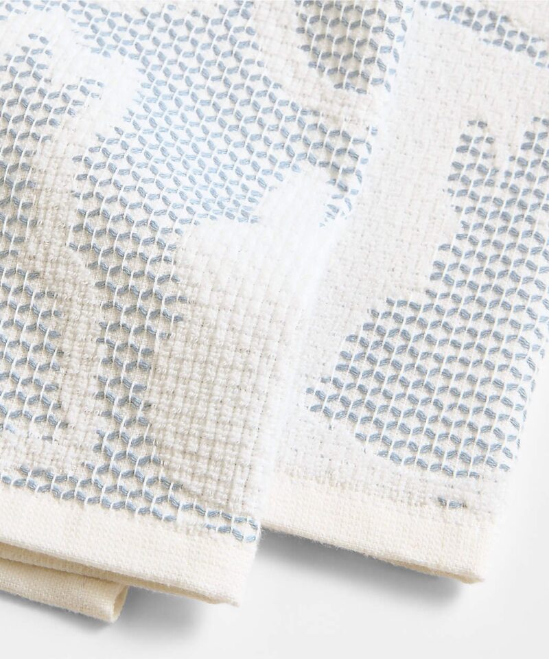 Bunny Textured Terry Organic Cotton Kitchen Towels, Set of 2