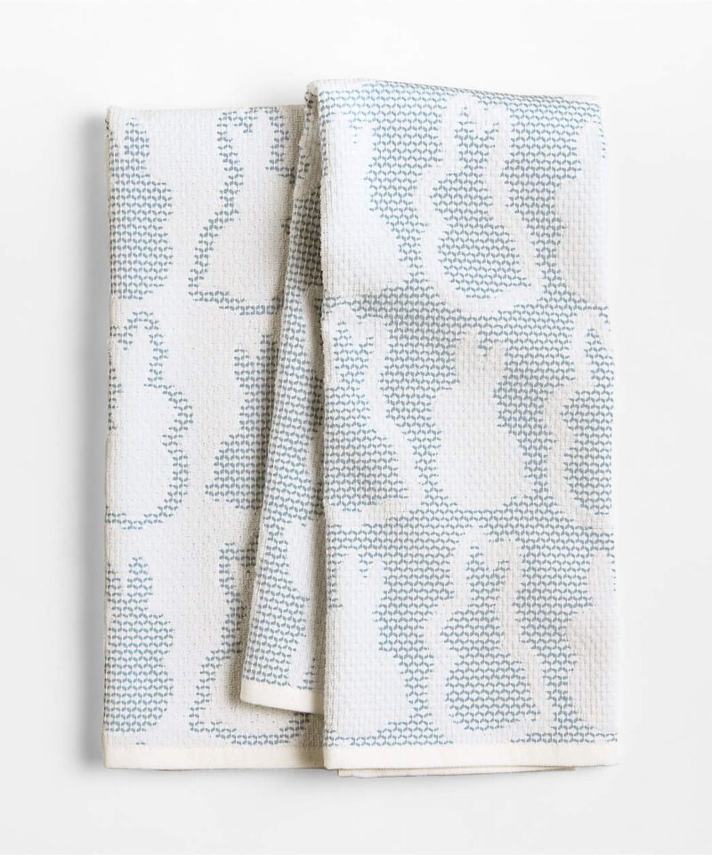 Alternative view of Bunny Textured Terry Organic Cotton Kitchen Towels, Set of 2