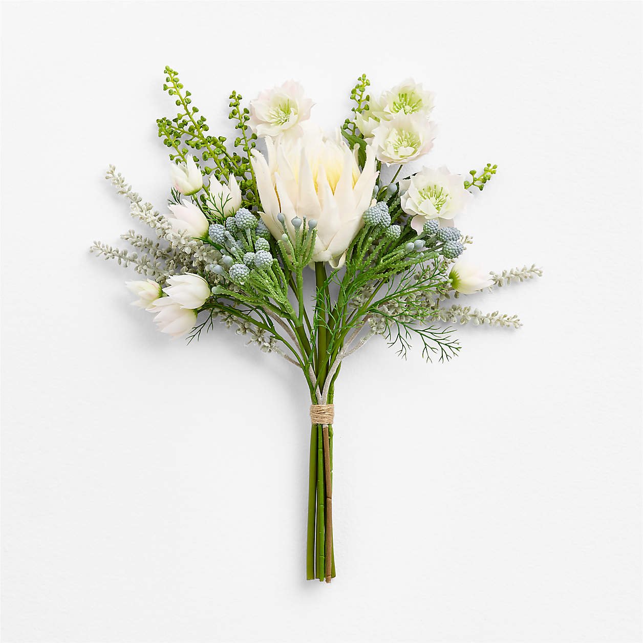 Faux Artichoke Flower Bouquet 16″ - Image 3