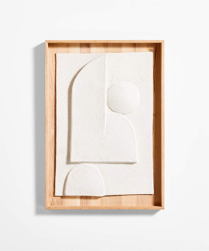 “Lain I” Paper Mache Wall Art