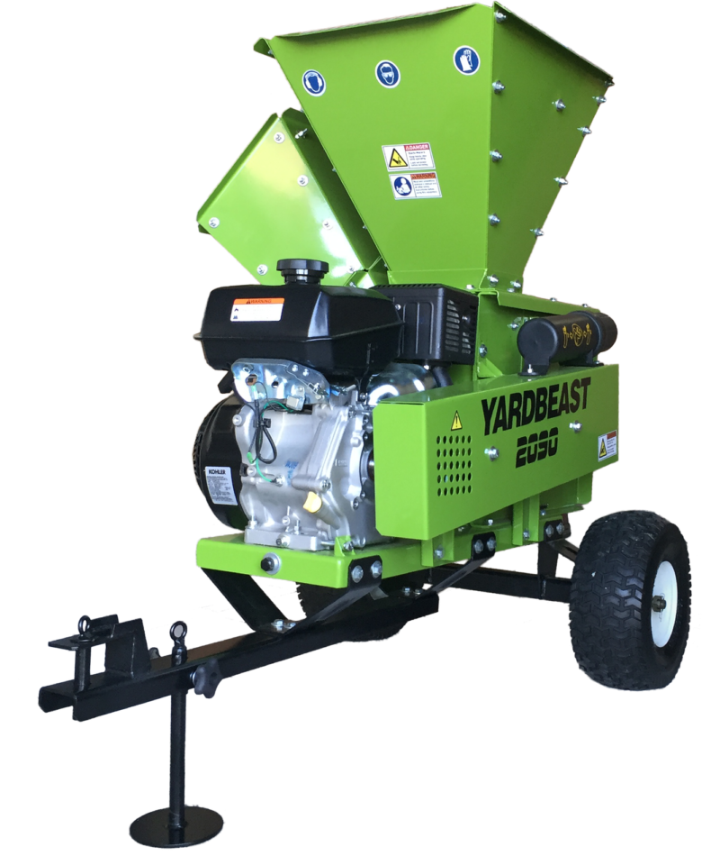 Alternative view of YARDBEAST 3.5” Heavy-Duty Wood Chipper & Shredder (ATV) – YB2090