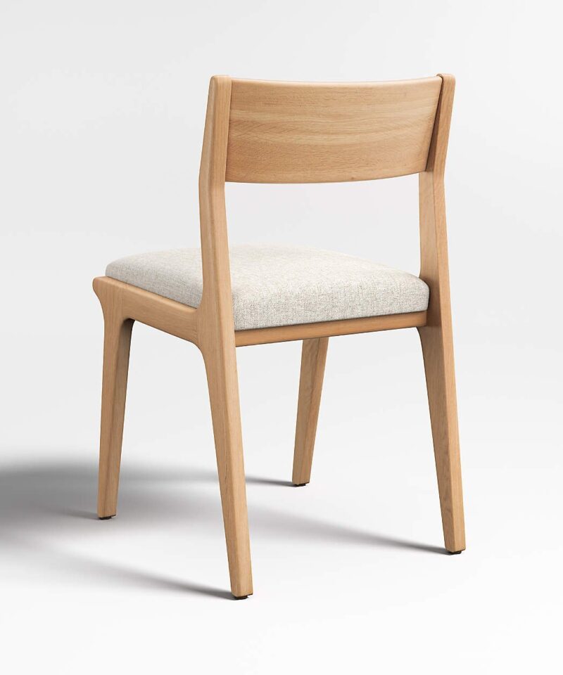 Lakin Teak Wood Dining Chair Black - Image 4