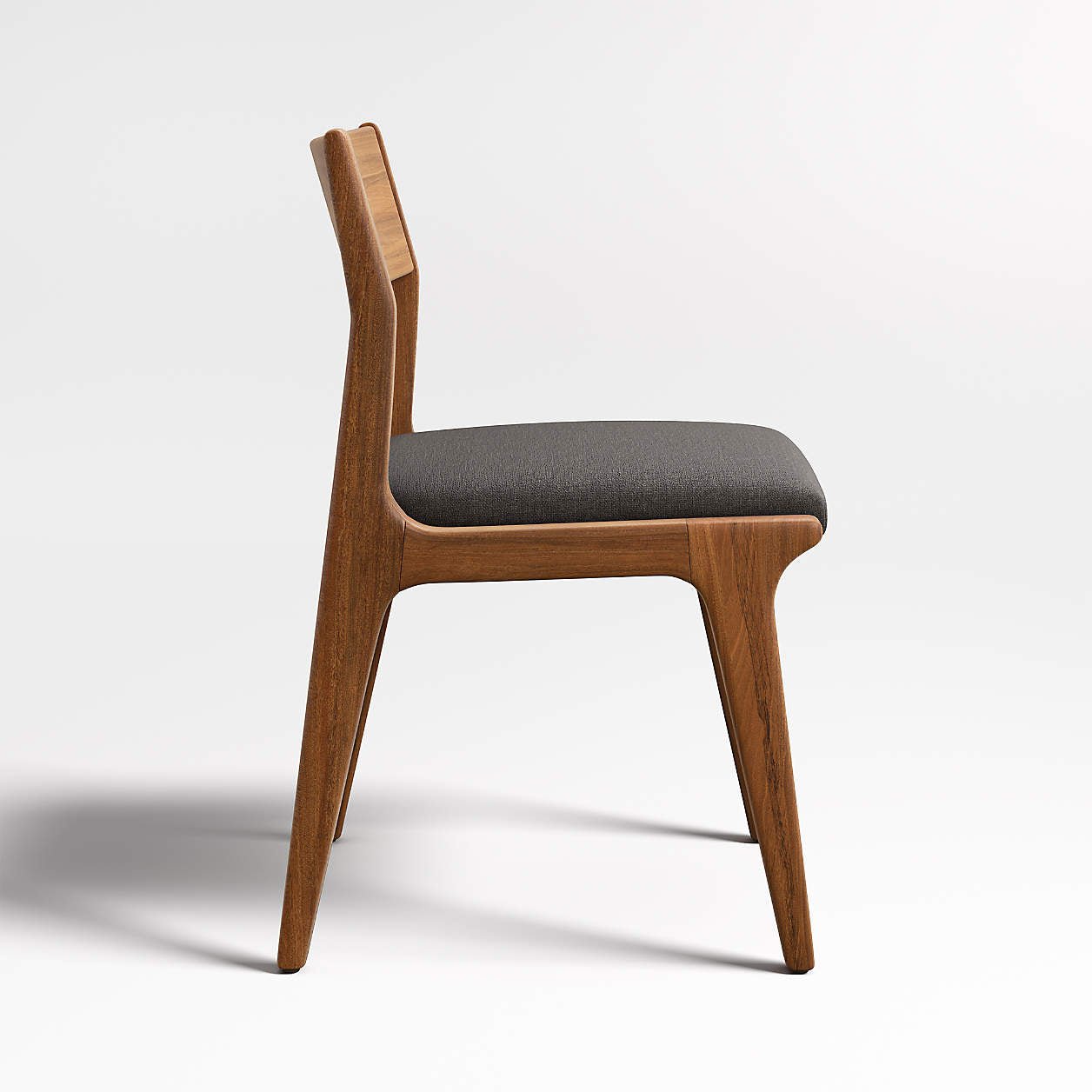 Lakin Teak Wood Dining Chair Black - Image 8