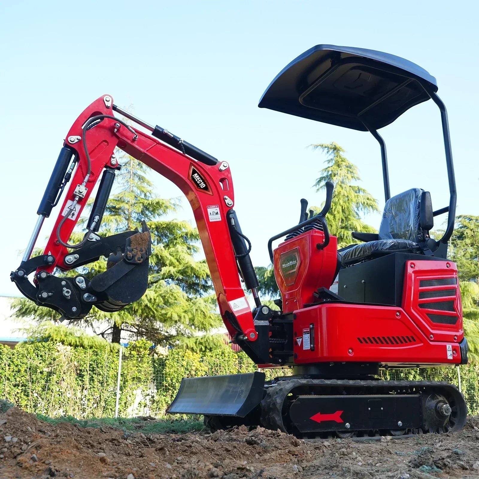 Mini Compact Excavator HONDA GX390 Engine, 65.7” Max. Digging Depth, 2280 LBS Operating Weight, MEC10 - Image 5