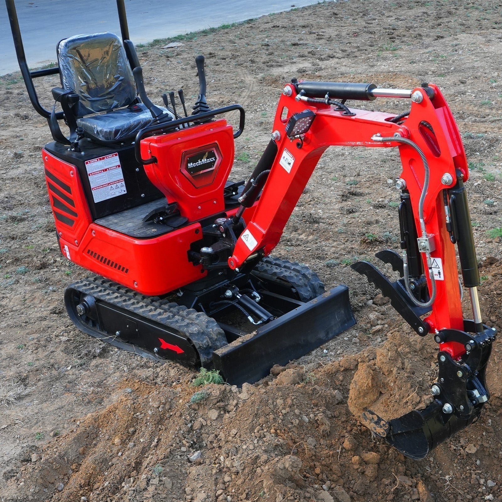 Mini Compact Excavator HONDA GX390 Engine, 65.7” Max. Digging Depth, 2280 LBS Operating Weight, MEC10 - Image 6