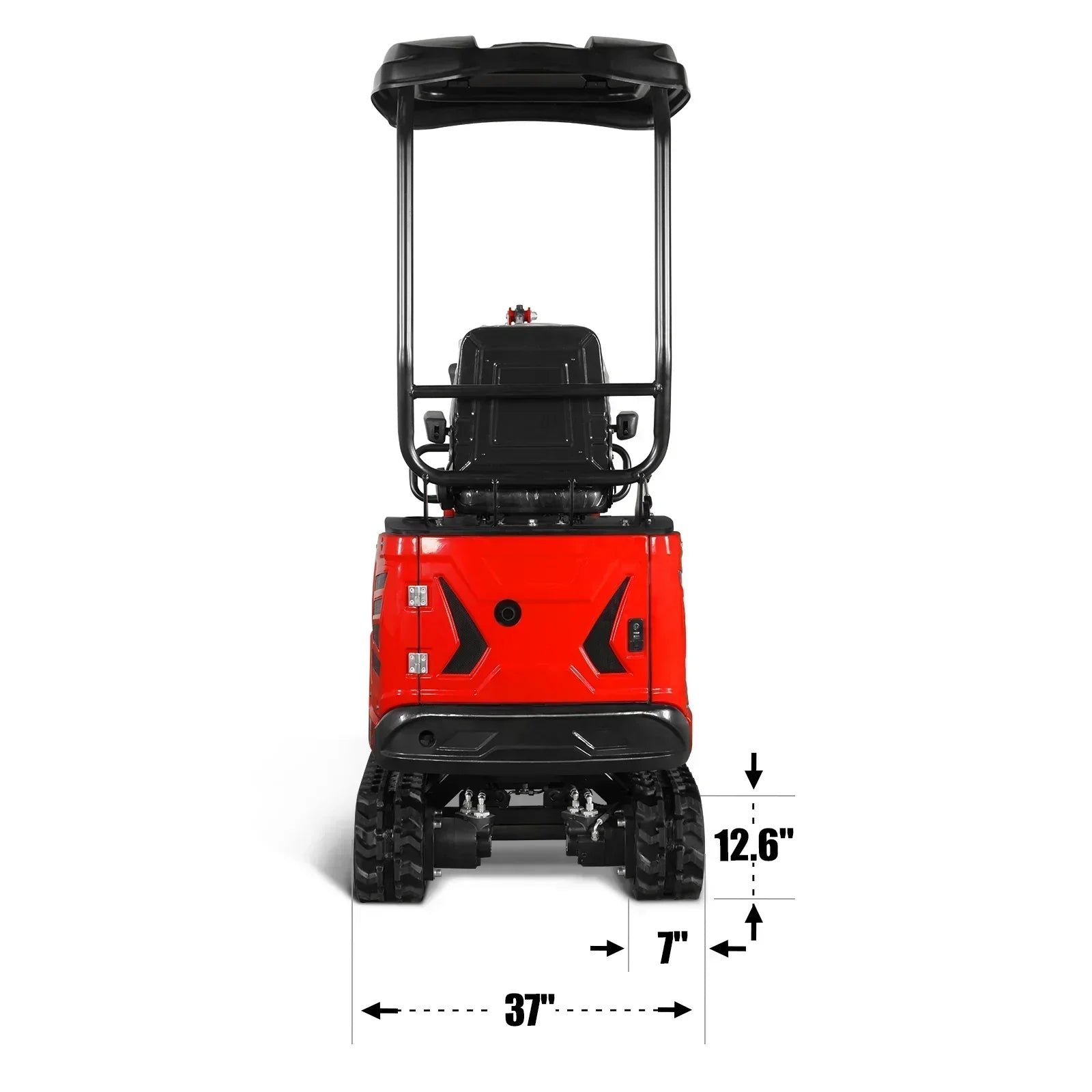 Mini Compact Excavator HONDA GX390 Engine, 65.7” Max. Digging Depth, 2280 LBS Operating Weight, MEC10 - Image 10