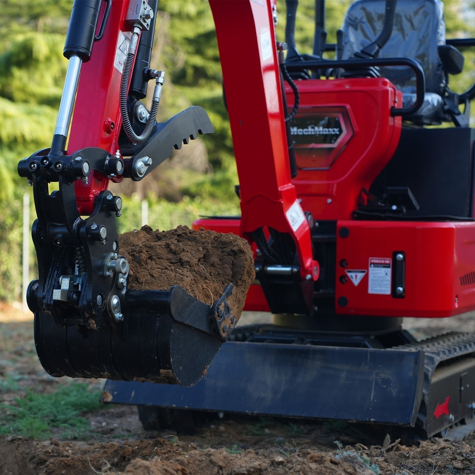 Mini Compact Excavator HONDA GX390 Engine, 65.7” Max. Digging Depth, 2280 LBS Operating Weight, MEC10 - Image 7