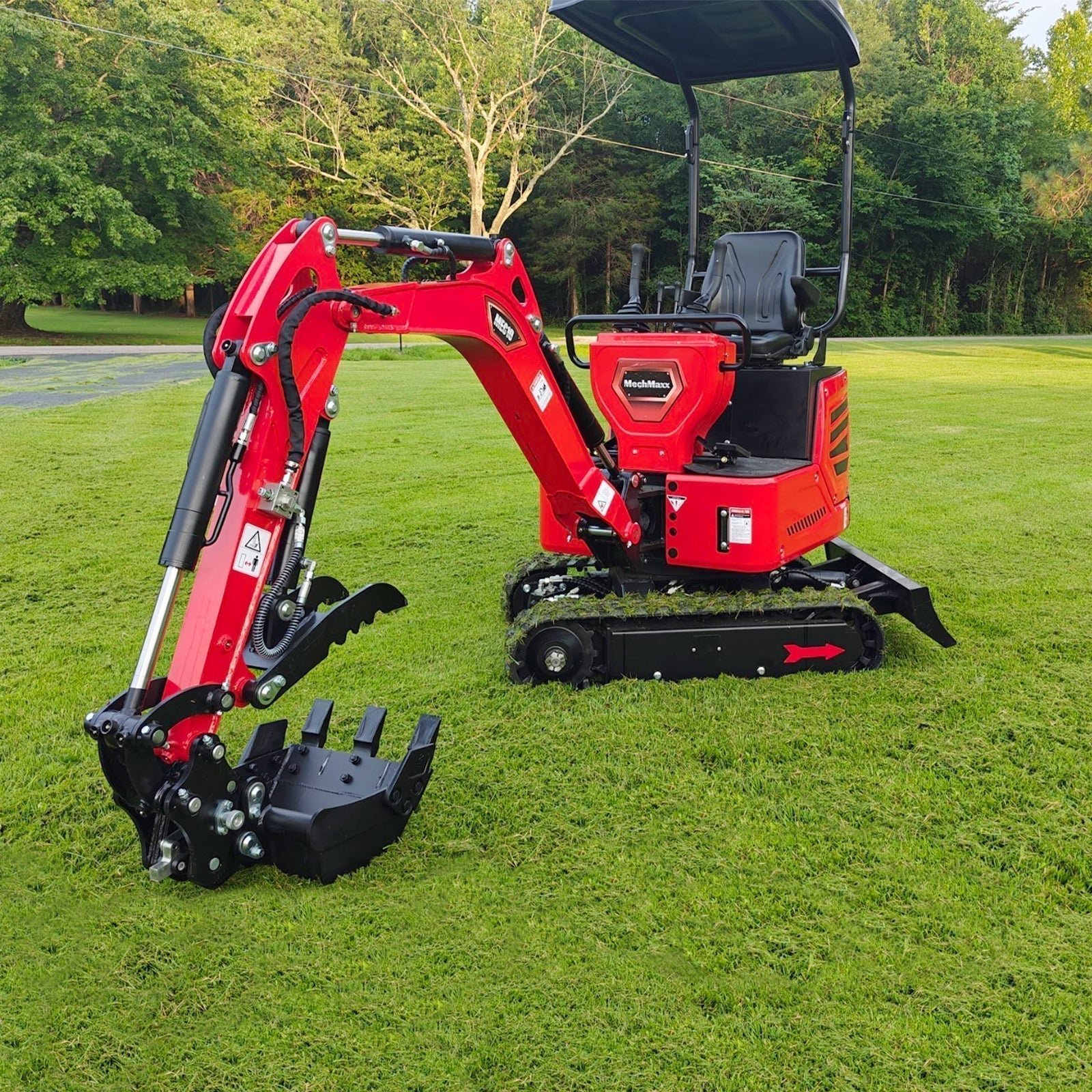 Mini Compact Excavator HONDA GX390 Engine, 65.7” Max. Digging Depth, 2280 LBS Operating Weight, MEC10 - Image 3