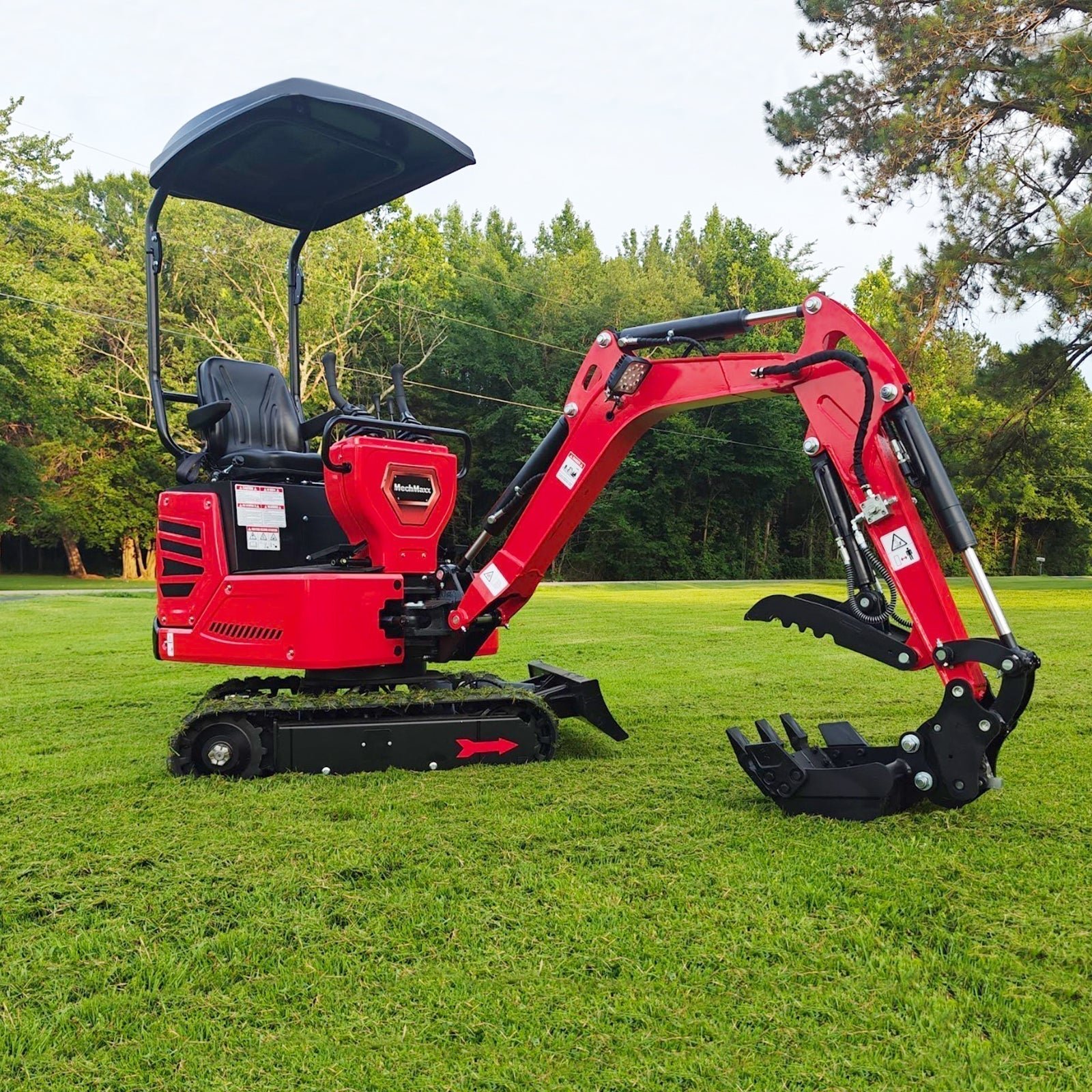 Mini Compact Excavator HONDA GX390 Engine, 65.7” Max. Digging Depth, 2280 LBS Operating Weight, MEC10 - Image 4