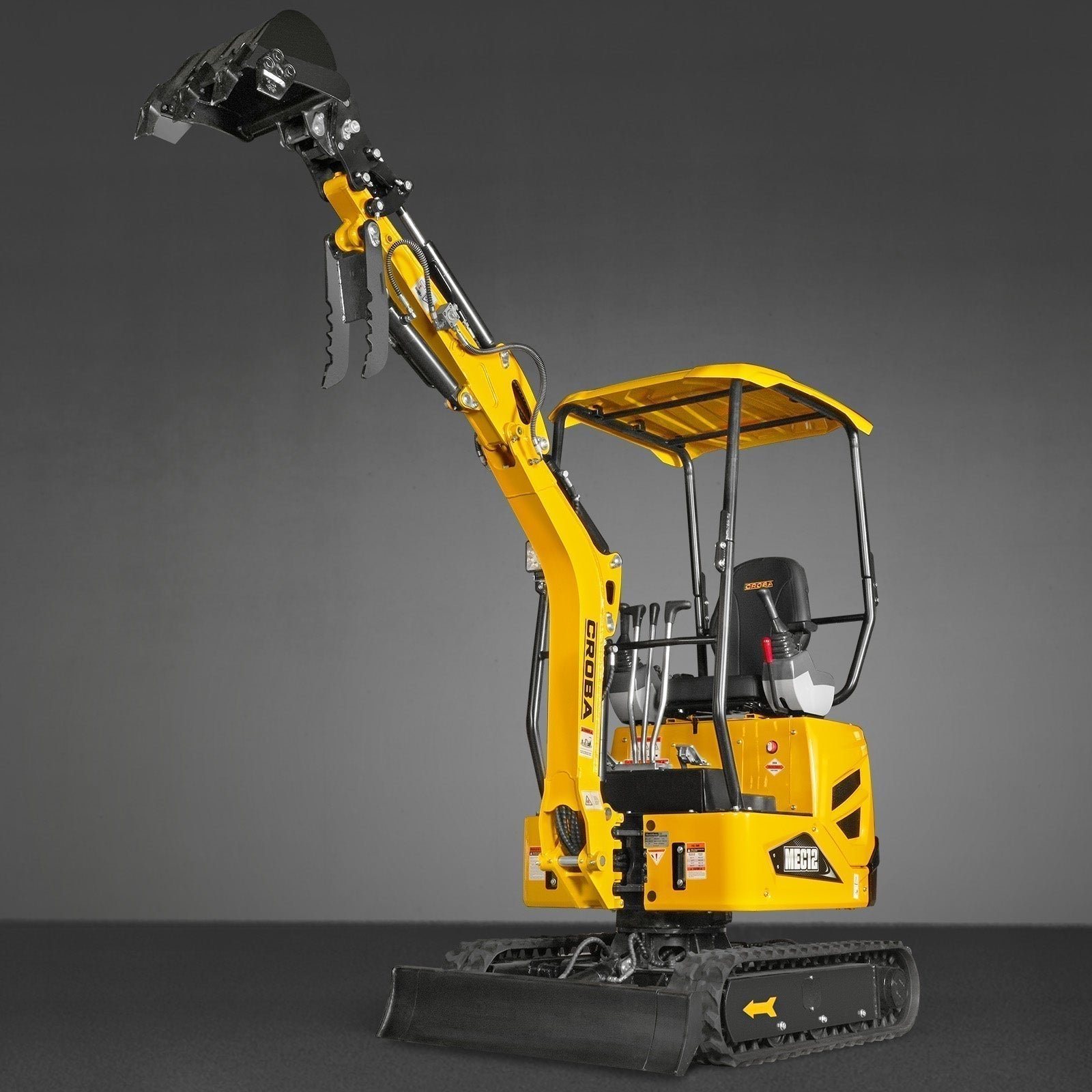 Mini Compact Excavator Kubota D722 Engine, 65.7” Max. Digging Depth, 2700 LBS Operating Weight, MEC12 - Image 26