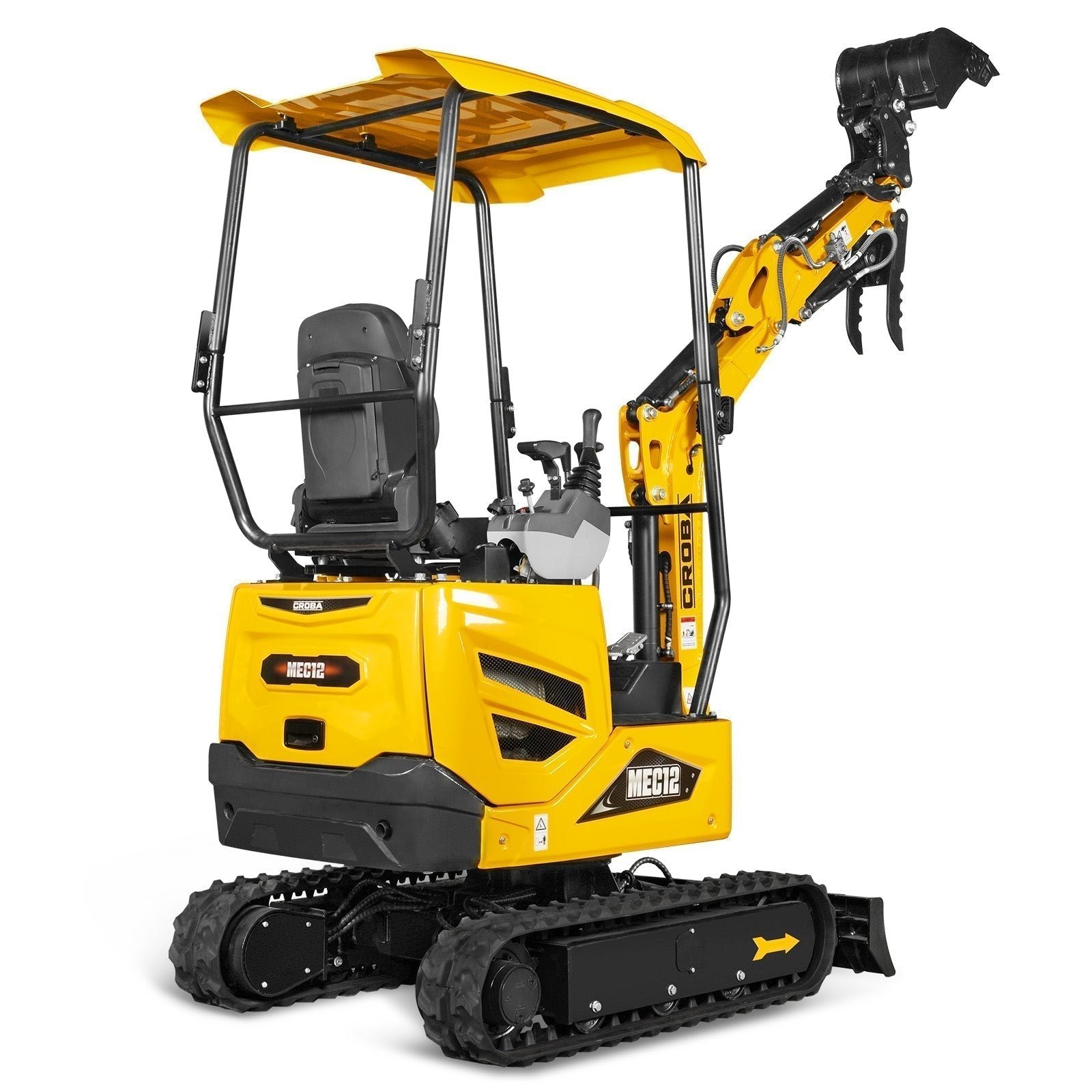 Mini Compact Excavator Kubota D722 Engine, 65.7” Max. Digging Depth, 2700 LBS Operating Weight, MEC12 - Image 21