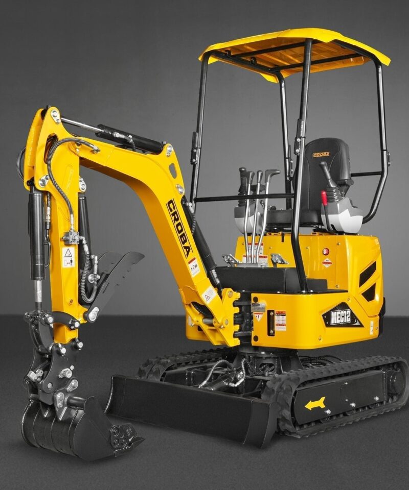 Mini Compact Excavator Kubota D722 Engine, 65.7” Max. Digging Depth, 2700 LBS Operating Weight, MEC12 - Image 30