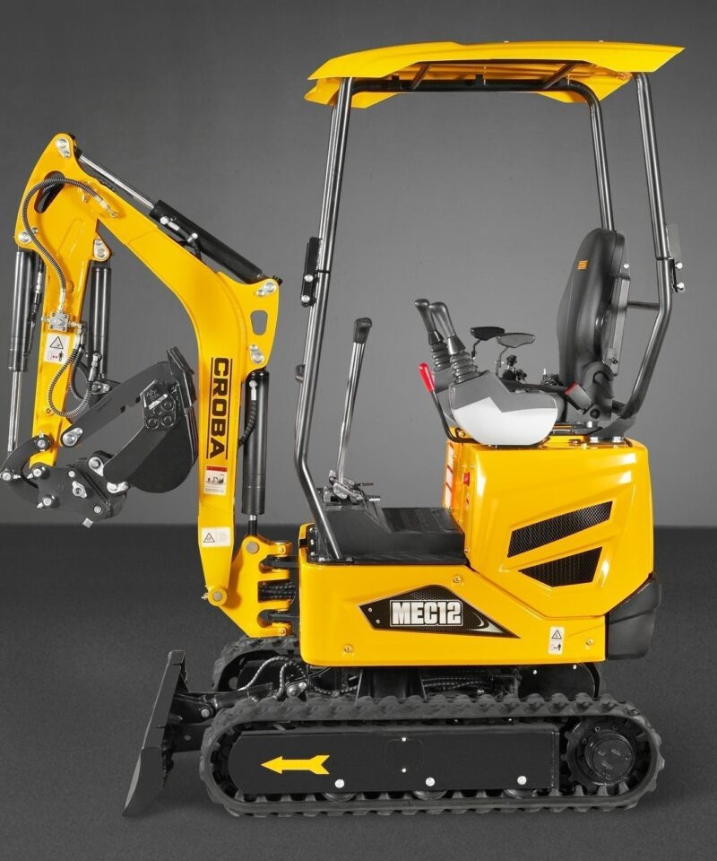 Mini Compact Excavator Kubota D722 Engine, 65.7” Max. Digging Depth, 2700 LBS Operating Weight, MEC12 - Image 33
