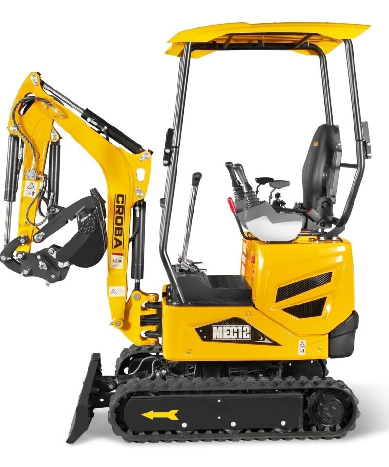 Mini Compact Excavator Kubota D722 Engine, 65.7” Max. Digging Depth, 2700 LBS Operating Weight, MEC12 - Image 20
