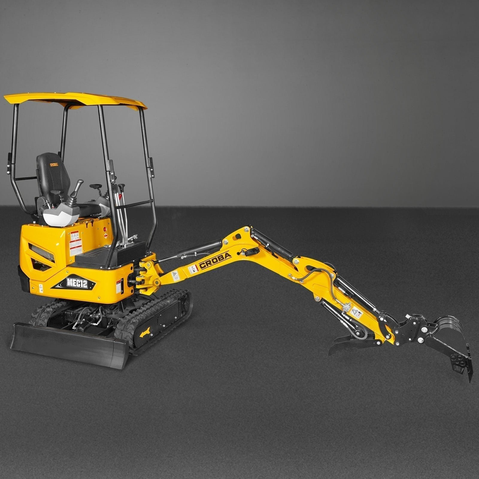 Mini Compact Excavator Kubota D722 Engine, 65.7” Max. Digging Depth, 2700 LBS Operating Weight, MEC12 - Image 27