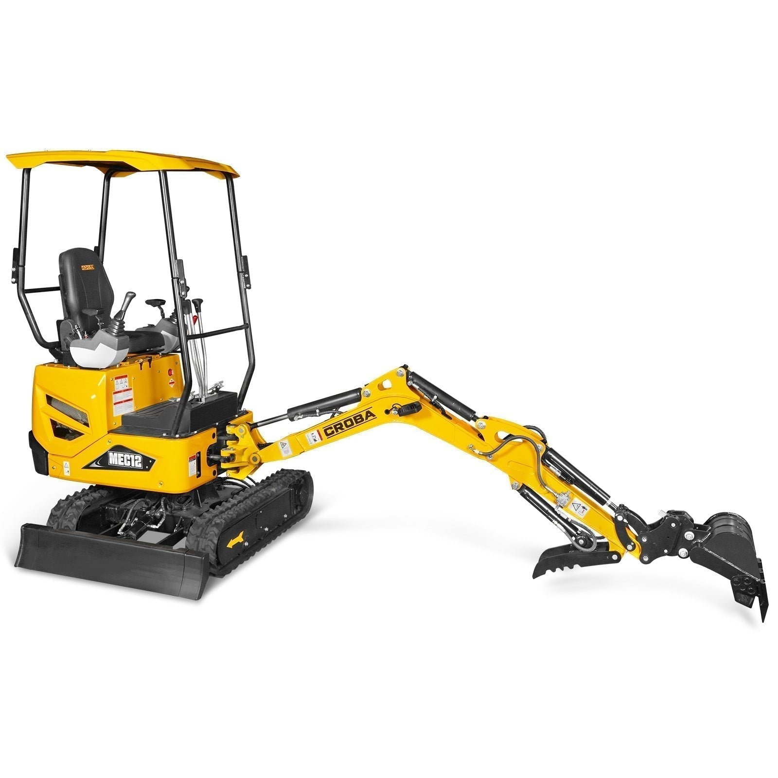 Mini Compact Excavator Kubota D722 Engine, 65.7” Max. Digging Depth, 2700 LBS Operating Weight, MEC12 - Image 16