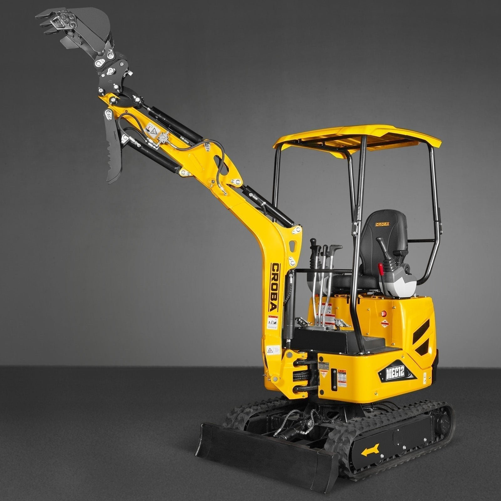 Mini Compact Excavator Kubota D722 Engine, 65.7” Max. Digging Depth, 2700 LBS Operating Weight, MEC12 - Image 28
