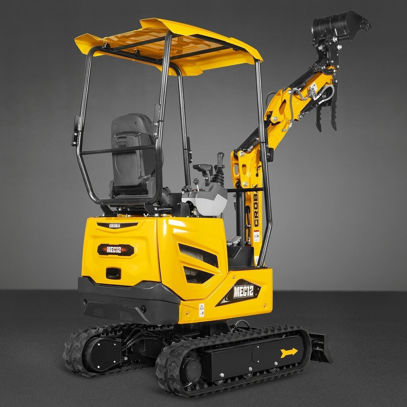 Mini Compact Excavator Kubota D722 Engine, 65.7” Max. Digging Depth, 2700 LBS Operating Weight, MEC12 - Image 29