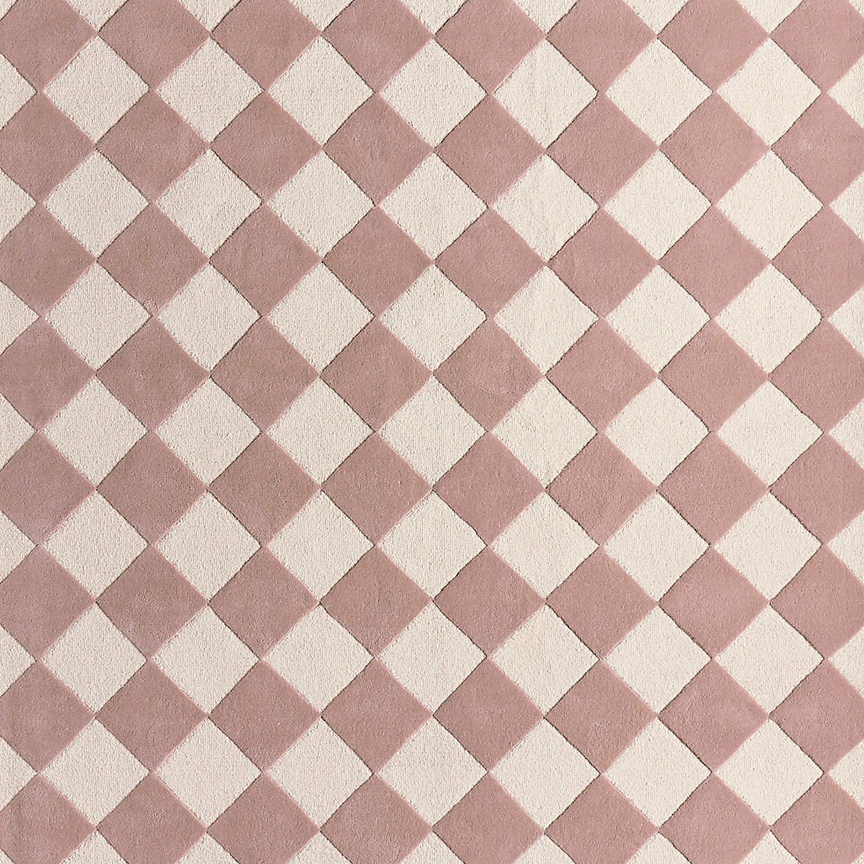 Checkerboard Purple Wool Kids Area 12″x18″ Rug Swatch - Image 5