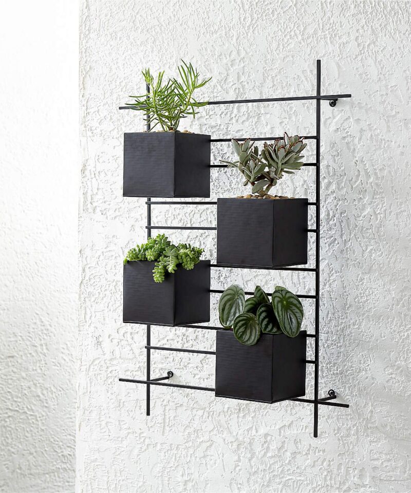 4 Box Wall Mounted Indoor/Outdoor Planter - Image 5