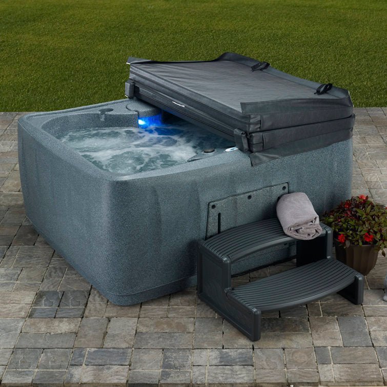 Alternative view of Premium AR150 4-Person 12-Jet Plug & Play Hot Tub with Ozone, powered By Jacuzzi Pumps