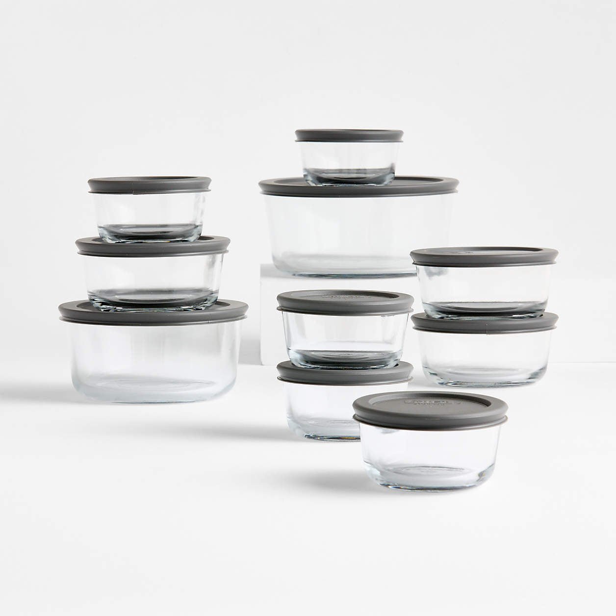 20-Piece Glass Food Storage Set