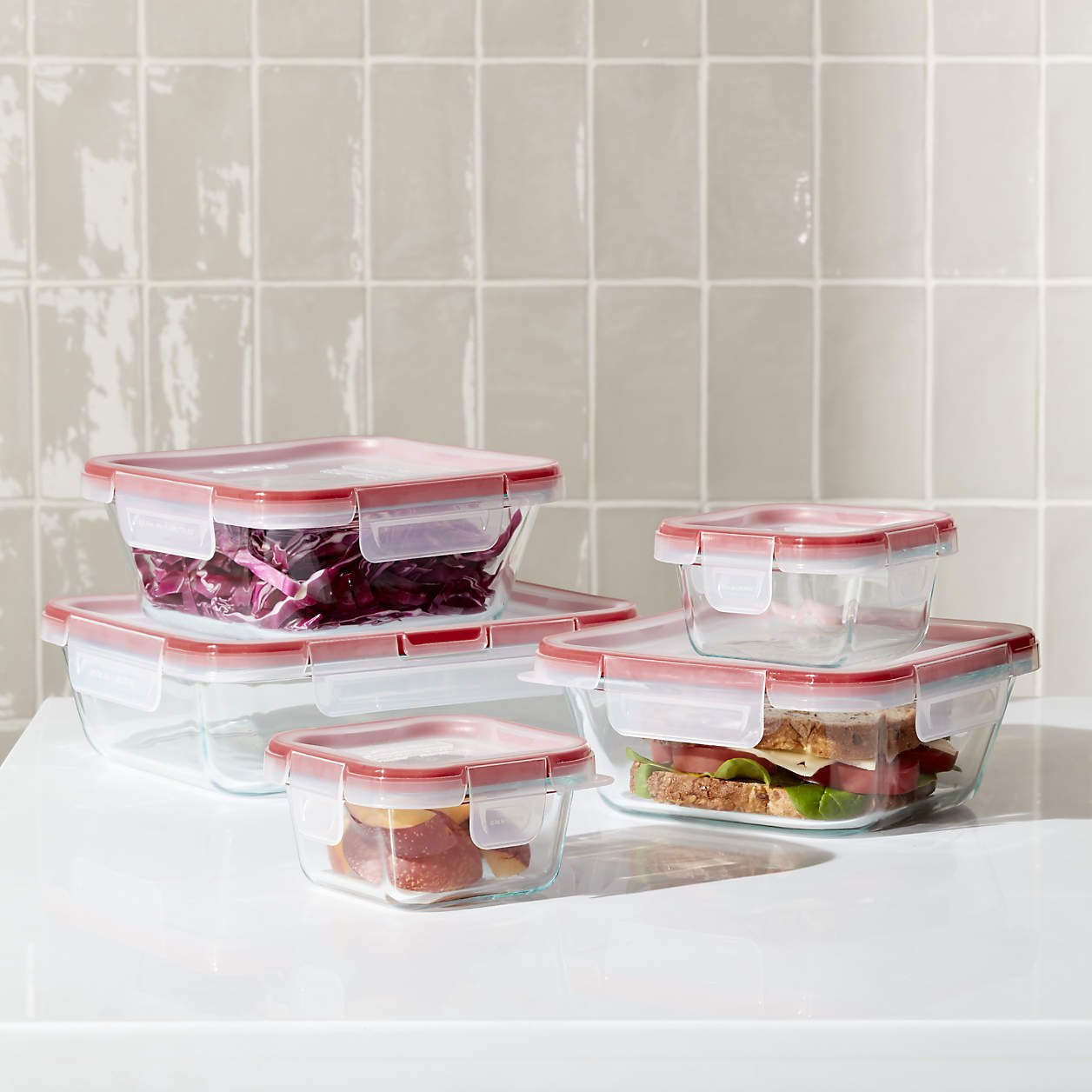 Freshlock Glass 10-Piece Food Storage Set - Image 2