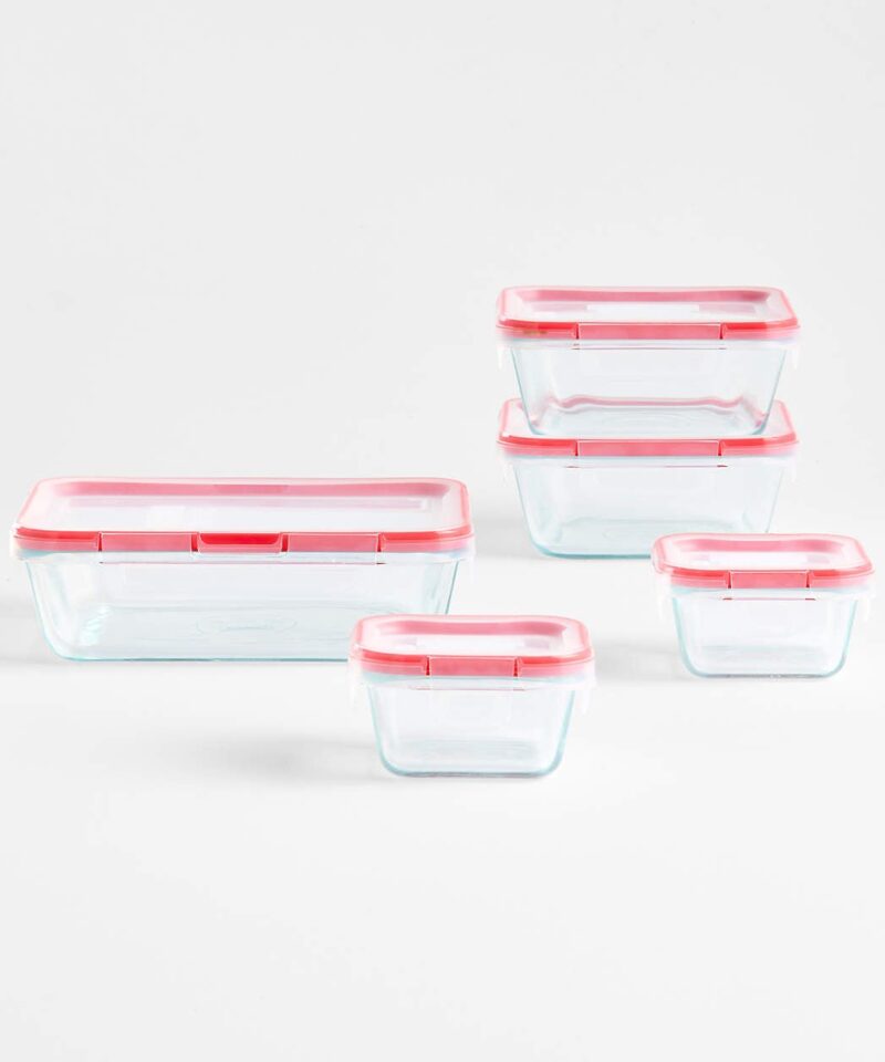 Freshlock Glass 10-Piece Food Storage Set - Image 3