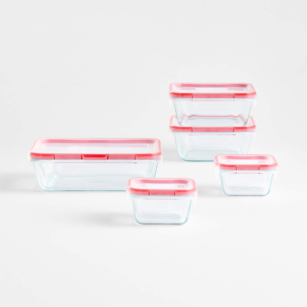 Freshlock Glass 10-Piece Food Storage Set - Image 3