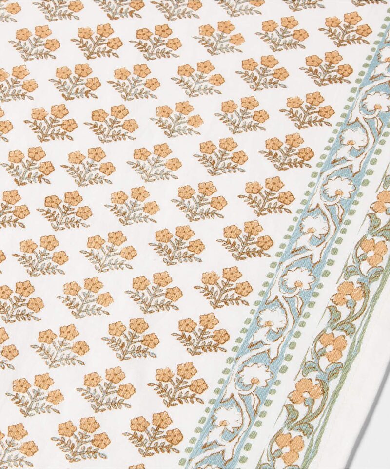 Spring Block Print 120″ Table Runner