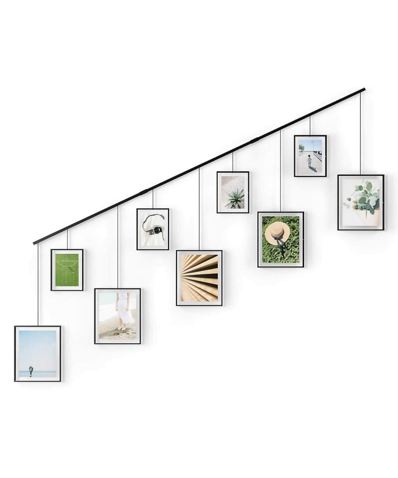 Umbra Exhibit Black 9-Piece Gallery Wall Frame Set - Image 2