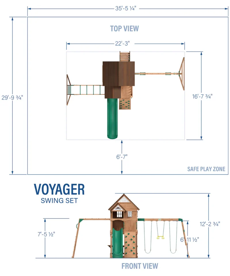 Voyager Swing Set For Kids - Image 2