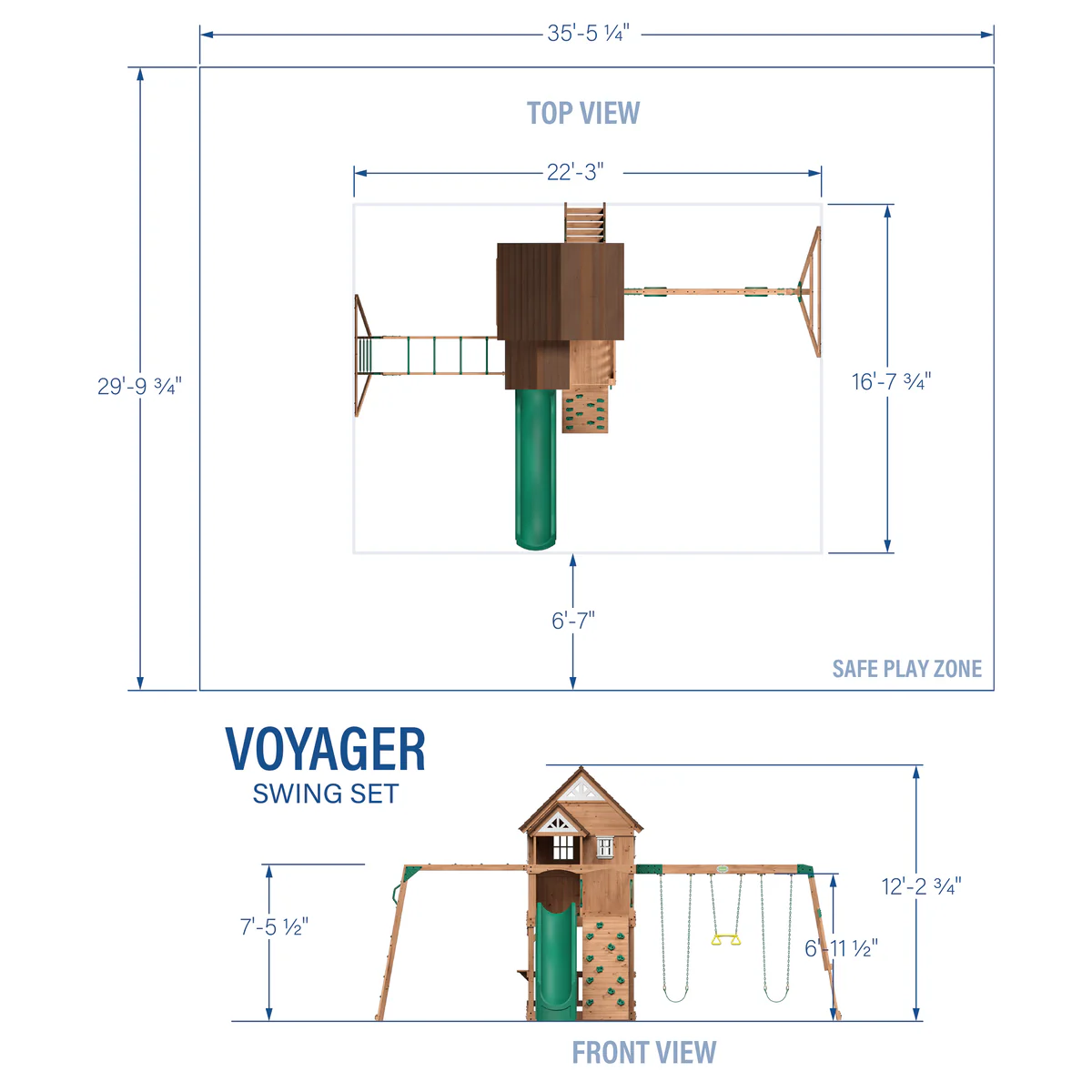 Voyager Swing Set For Kids - Image 2
