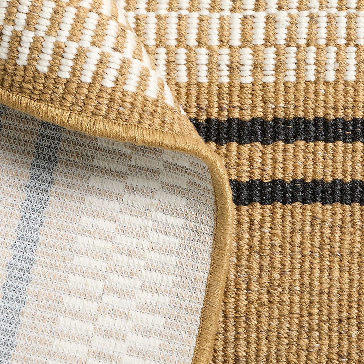 Modern Woven Stripe Indoor/Outdoor Doormat 24″x57″