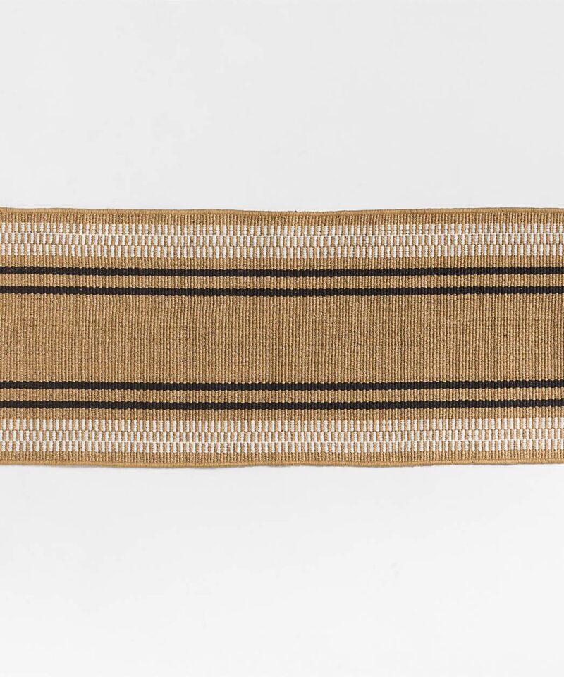 Modern Woven Stripe Indoor/Outdoor Doormat 24″x57″ - Image 3